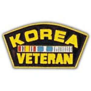  Korean Veteran with Ribbon Pin 1 1/4 Arts, Crafts 