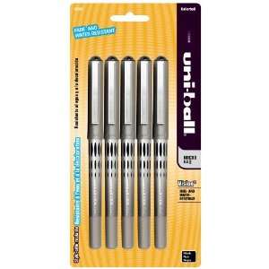  uni ball Vision Stick Micro Point Roller Ball Pens, 5 