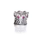 Bling Jewelry Princess Crown Charm CZ 925 Sterling Silver Birthstone 