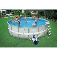 Intex 18 X 52 Ultra Frame Pool Package with 1,600 gph Sand Filter 