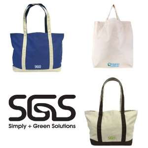  Reusable Canvas Tote Carry Set   3 Bags: Home & Kitchen