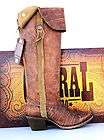 Corral Cowgirl Boots Womens Vintage Cognac Deer Knee High