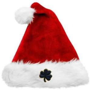   World Notre Dame Fighting Irish Red Santa Claus Hat
