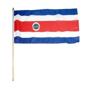  Costa Rica Flag 12 x 18 inch Patio, Lawn & Garden