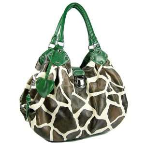   : Giraffe 5157 green women purse handbag hobo tote bag: Toys & Games