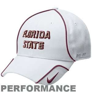  Nike Florida State Seminoles (FSU) White Coaches Performance 