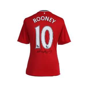  Wayne Rooney Signed Manchester United Jersey   Autographed 