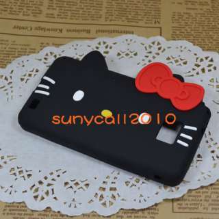 Pink blue hello kitty Silicone back Case cover for Samsung Galaxy S2 