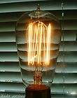 1910 edison light bulb reproduction 60 watt squirrel cage filament