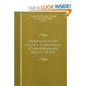   of the . University College, London London University College Books