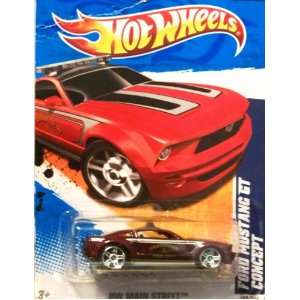 2011 Hot Wheels FORD MUSTANG GT CONCEPT HW MAIN STREET 2 of 10, #162 