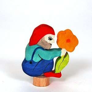    Gnome and Flower Ornament for Birthday Rings