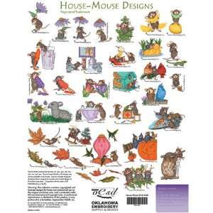  House Mouse Designs Embroidery Designs on a Multi Format 