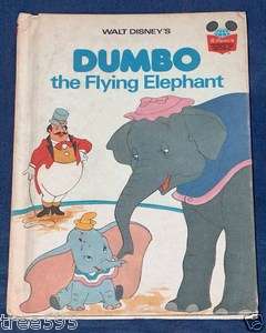   USA EDITION WALT DISNEY DUMBO THE FLYING ELEPHANT RANDOM HOUSE BOOK VG