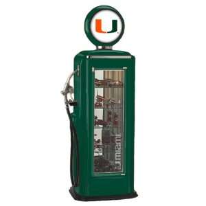 Miami Hurricanes Gas Pump Display