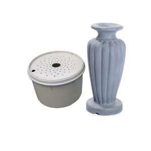  Classic Greek Urn Fountain Kit   XLarge/Gray Slate Patio 