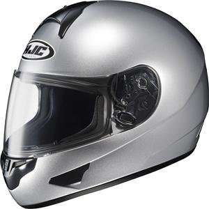  HJC CL 16 Solid Helmet   3X Large/Silver Automotive