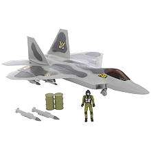 True Heroes F 22 Raptor Jet   Grey   Toys R Us   Toys R Us