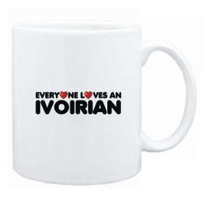   Everyone Loves Ivoirian  Cote Divoire Mug Country