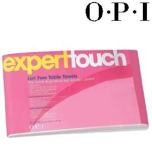  OPI EXPERT TOUCH LINT FREE TABLE TOWELS 45 SHEETS Beauty