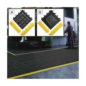 Anti Fatigue Mat Tiles/Ergonomic Flooring   Black:  