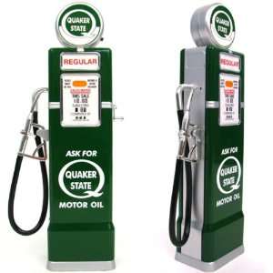   State Die Cast Metal Gas Pump Bank with Light