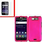 For LG Viper 4G LS840 / Connect 4G MS840 Cover Hot Pink Hard Case 