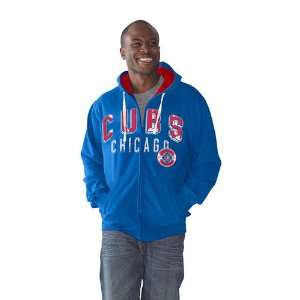  Chicago Cubs Diamond Full Zip Hooded Sweatshirt Sports 