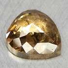 85cts Pear Rose Cut Champagne Natural Loose Diamond