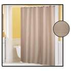   Home Fashions Waffle Weave Fabric Shower Curtain   Color Linen