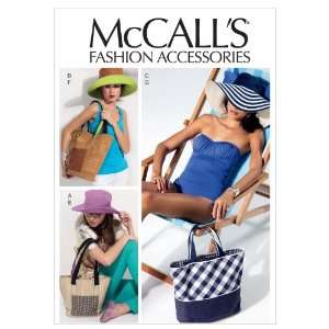  McCalls Patterns M6577 Hats and Totes, All Sizes Arts 