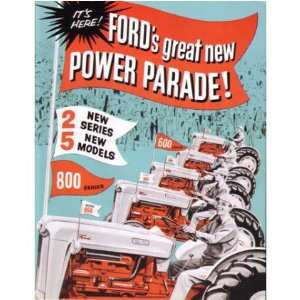  1957 1962 FORD TRACTOR Series 600 800 Sales Brochure 