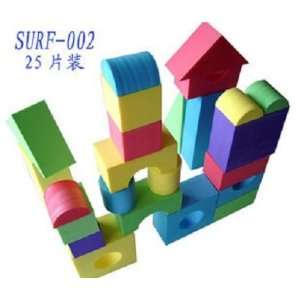  25 piecs Multi Color soft foam Puzzle blocks toy set mat 