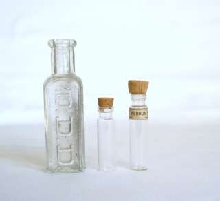 1860 Wound Civil War Era Drug Medicine Bottle Lot Apothecary Hand 