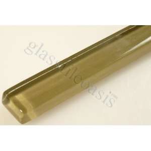  Olive Branch Liners Green Glass Liners Glossy Glas   15056 