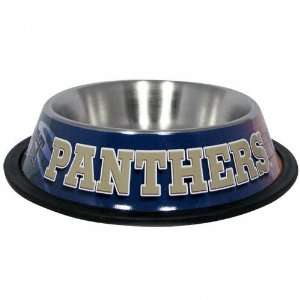 Pittsburgh Panthers Stainless Steel Dog Bowl:  Sports 