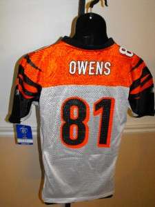 Terrell Owens Bengals YOUTH LARGE L 14 16 Jersey #TS  