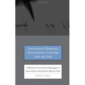  Investment Banking Engagement Letters Line by Line A 