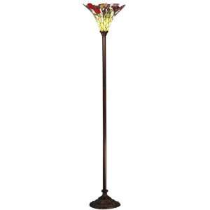  Meyda Tiffany Floral Floor Lamp  127155
