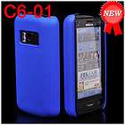   Soft Back Cover Case + Screen Protector for Nokia C6 01 JQSC947