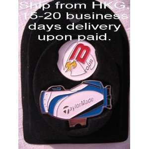  Taylormade Cap Clip & Ball Marker   Blue Red or Yellow 