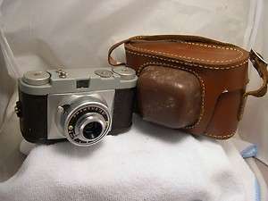 Vintage Spartus 35 Film Camera & Leather Case #V1089  