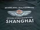 SHANGHAI Harley Davidson t shirt SMALL Japan