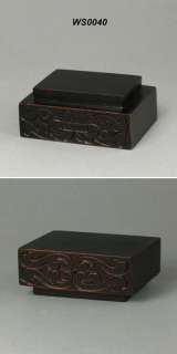 Wood Stand For Figurine, Netsuke Carving Display WS0040  