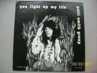 Patti Smith Group You Light Up my Life Promo 1978 LP  