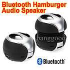 bluetooth mini hamburger stereo speaker for laptop pc  mp4