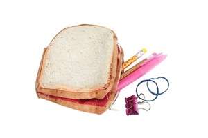Yummy Pockets Lunchtime   Peanuts Butter & Jelly Sandwich Zipper Pouch 