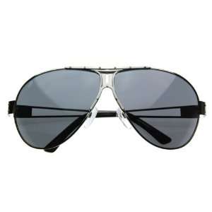    Modern Riveted Large Metal Aviators Sunglasses: Sports & Outdoors