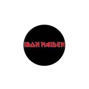  Iron Maiden Logo Button