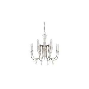 World Imports   2049 26  12 Lt. Iron Chandelier with/without Crystals 